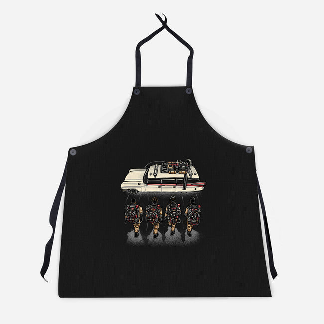 Time To Answer The Call-Unisex-Kitchen-Apron-glitchygorilla