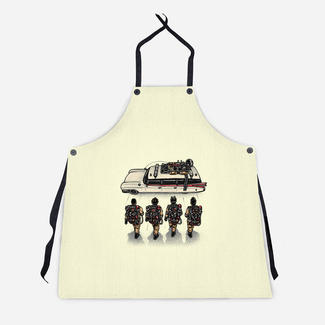 Time To Answer The Call-Unisex-Kitchen-Apron-glitchygorilla
