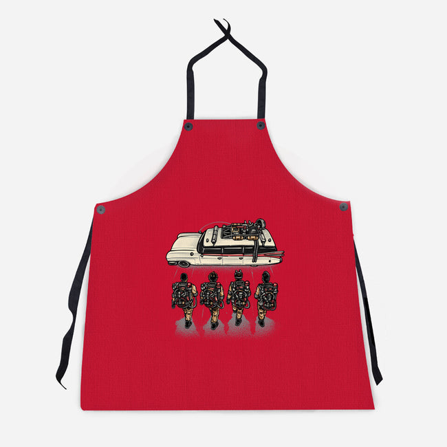 Time To Answer The Call-Unisex-Kitchen-Apron-glitchygorilla