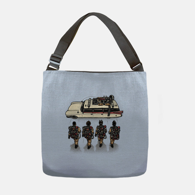 Time To Answer The Call-None-Adjustable Tote-Bag-glitchygorilla