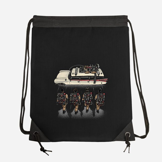 Time To Answer The Call-None-Drawstring-Bag-glitchygorilla