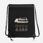 Time To Answer The Call-None-Drawstring-Bag-glitchygorilla