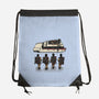 Time To Answer The Call-None-Drawstring-Bag-glitchygorilla