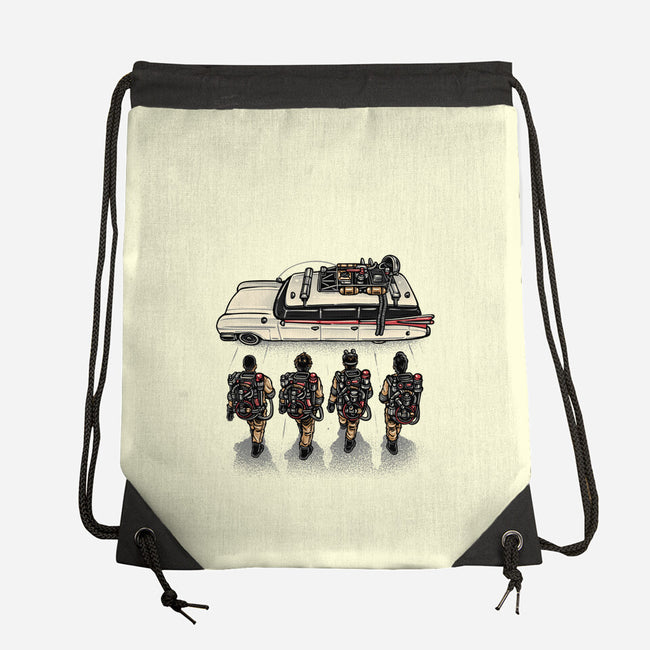 Time To Answer The Call-None-Drawstring-Bag-glitchygorilla