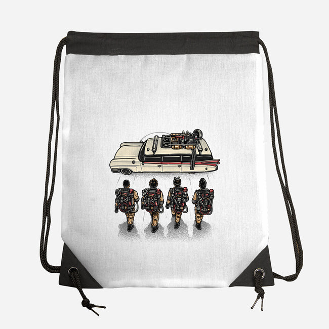 Time To Answer The Call-None-Drawstring-Bag-glitchygorilla