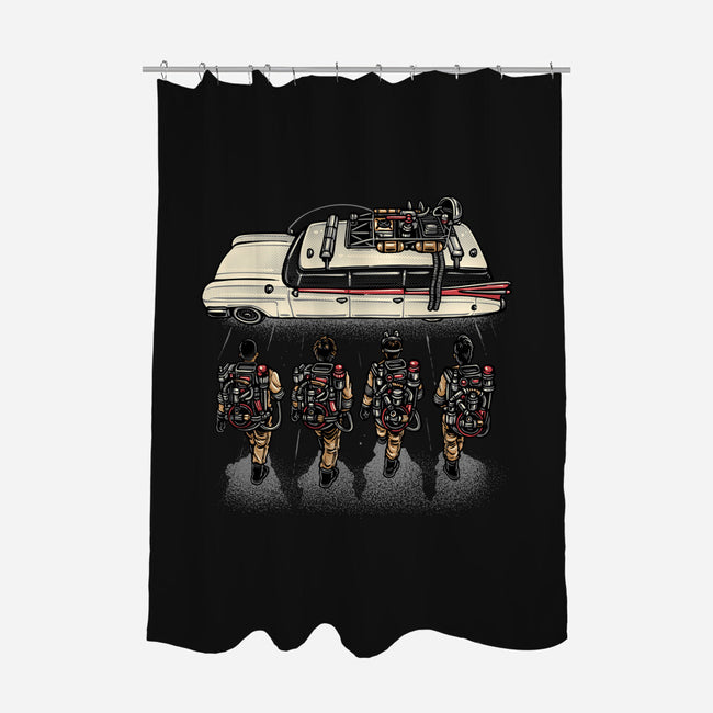 Time To Answer The Call-None-Polyester-Shower Curtain-glitchygorilla