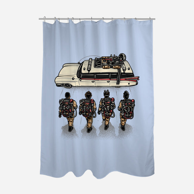 Time To Answer The Call-None-Polyester-Shower Curtain-glitchygorilla