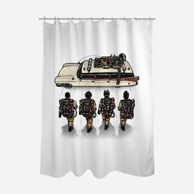 Time To Answer The Call-None-Polyester-Shower Curtain-glitchygorilla