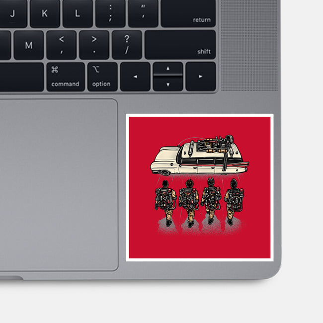 Time To Answer The Call-None-Glossy-Sticker-glitchygorilla