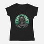 Become The Creature-Womens-V-Neck-Tee-glitchygorilla