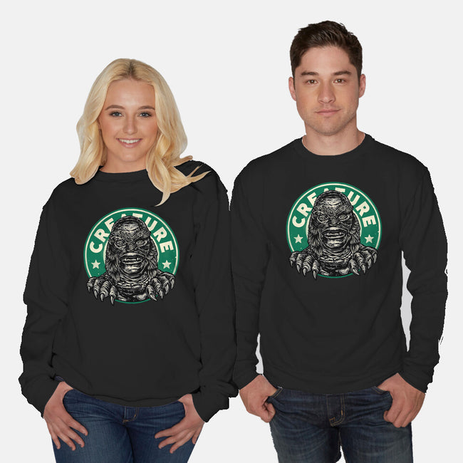Become The Creature-Unisex-Crew Neck-Sweatshirt-glitchygorilla