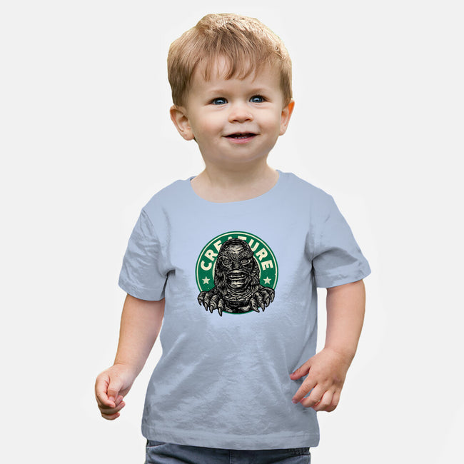 Become The Creature-Baby-Basic-Tee-glitchygorilla