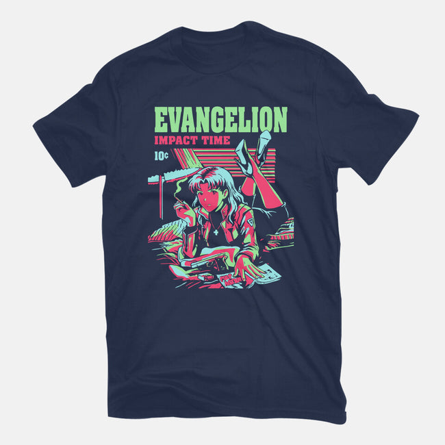 Evangelion Impact Time-Womens-Basic-Tee-Diego Gurgell