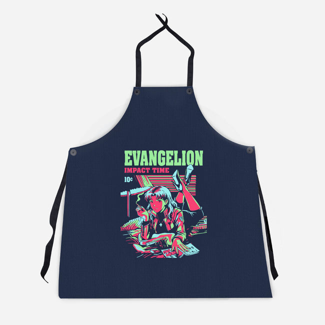 Evangelion Impact Time-Unisex-Kitchen-Apron-Diego Gurgell