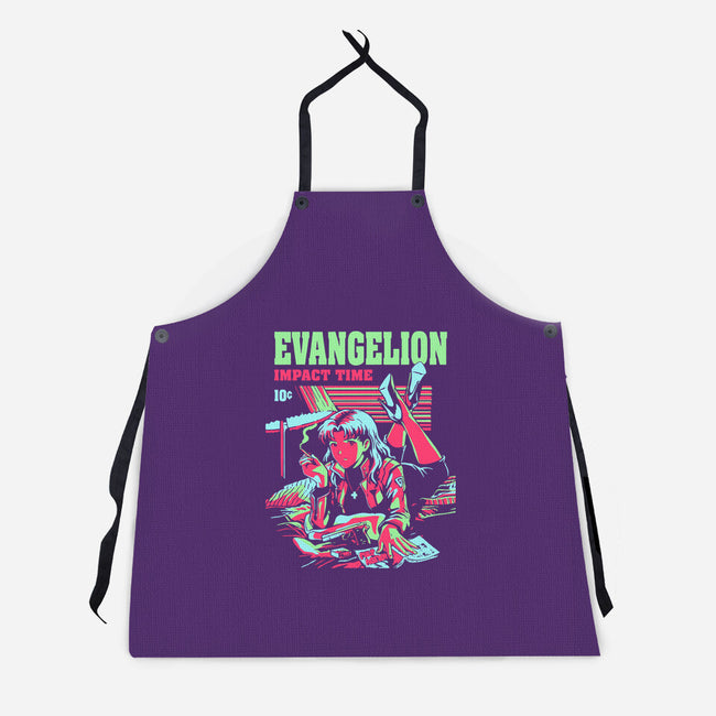 Evangelion Impact Time-Unisex-Kitchen-Apron-Diego Gurgell