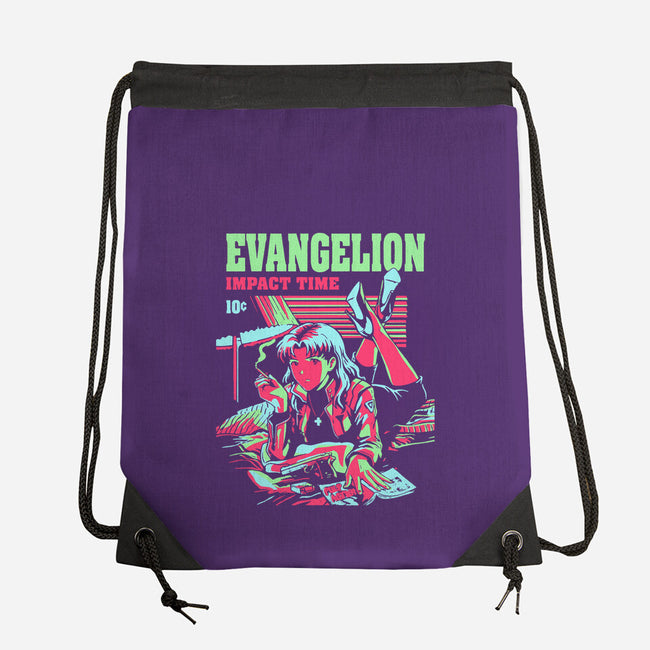 Evangelion Impact Time-None-Drawstring-Bag-Diego Gurgell