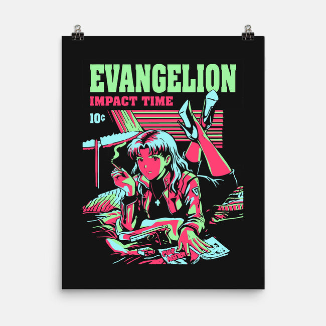 Evangelion Impact Time-None-Matte-Poster-Diego Gurgell