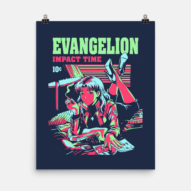 Evangelion Impact Time-None-Matte-Poster-Diego Gurgell