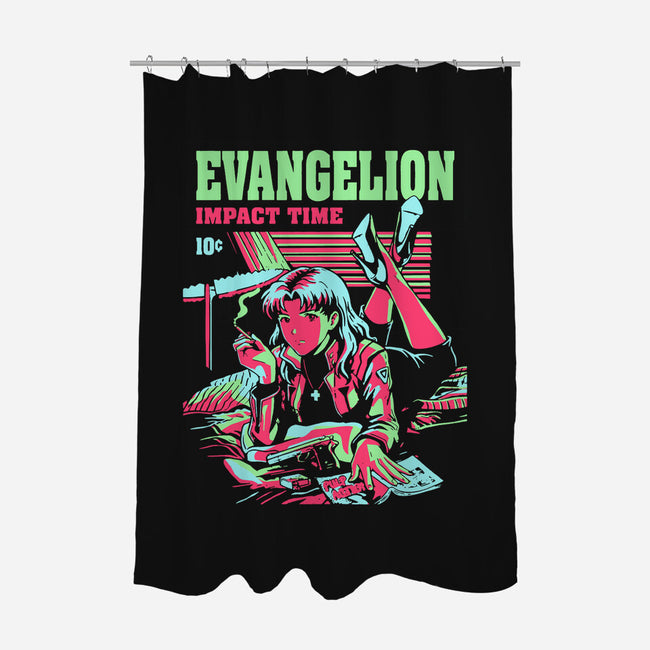 Evangelion Impact Time-None-Polyester-Shower Curtain-Diego Gurgell