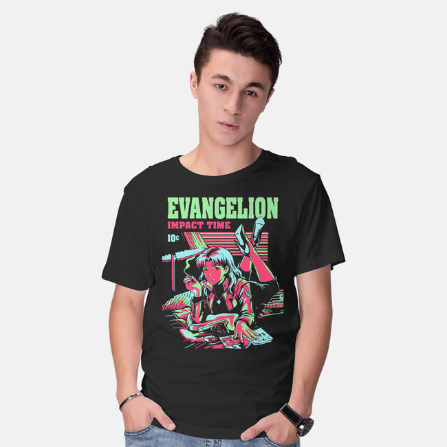Evangelion Impact Time-Mens-Basic-Tee-Diego Gurgell