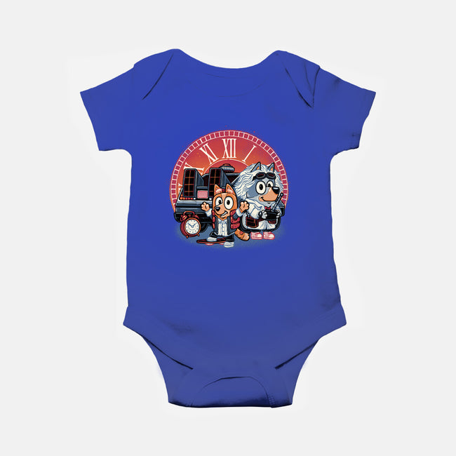 Bark In Time We Go-Baby-Basic-Onesie-glitchygorilla