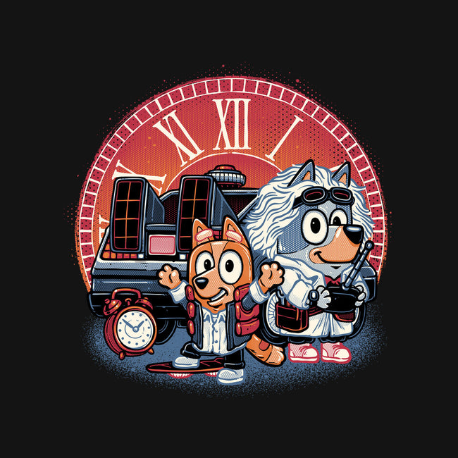 Bark In Time We Go-None-Drawstring-Bag-glitchygorilla