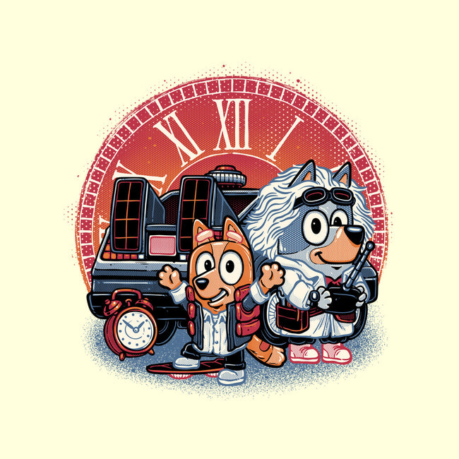 Bark In Time We Go-None-Glossy-Sticker-glitchygorilla