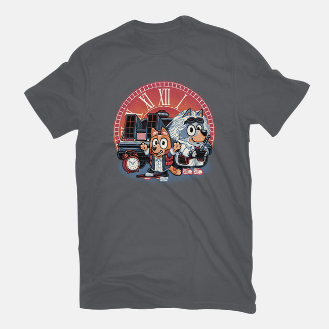 Bark In Time We Go-Womens-Fitted-Tee-glitchygorilla