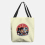 Bark In Time We Go-None-Basic Tote-Bag-glitchygorilla