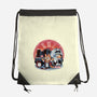 Bark In Time We Go-None-Drawstring-Bag-glitchygorilla