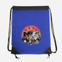 Bark In Time We Go-None-Drawstring-Bag-glitchygorilla