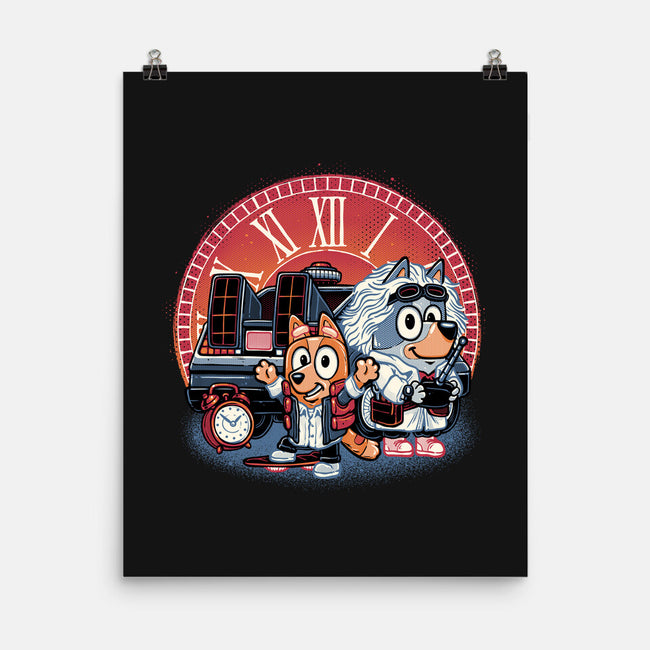 Bark In Time We Go-None-Matte-Poster-glitchygorilla
