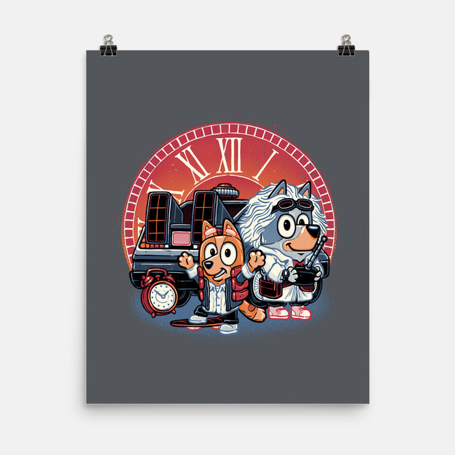 Bark In Time We Go-None-Matte-Poster-glitchygorilla