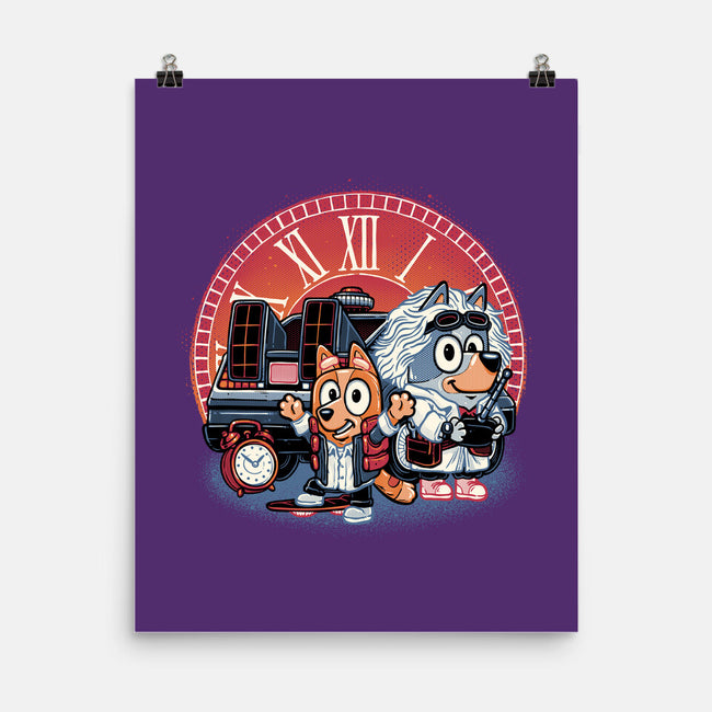 Bark In Time We Go-None-Matte-Poster-glitchygorilla
