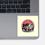 Bark In Time We Go-None-Glossy-Sticker-glitchygorilla