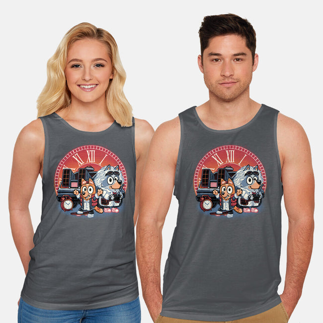 Bark In Time We Go-Unisex-Basic-Tank-glitchygorilla