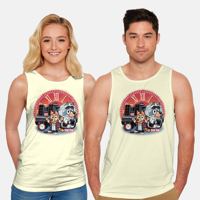 Bark In Time We Go-Unisex-Basic-Tank-glitchygorilla