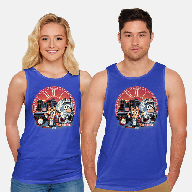 Bark In Time We Go-Unisex-Basic-Tank-glitchygorilla