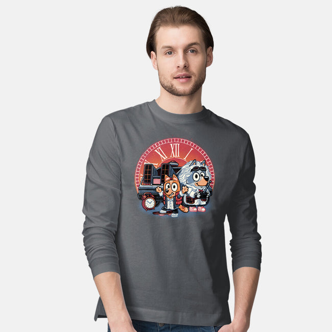 Bark In Time We Go-Mens-Long Sleeved-Tee-glitchygorilla
