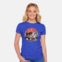 Bark In Time We Go-Womens-Fitted-Tee-glitchygorilla