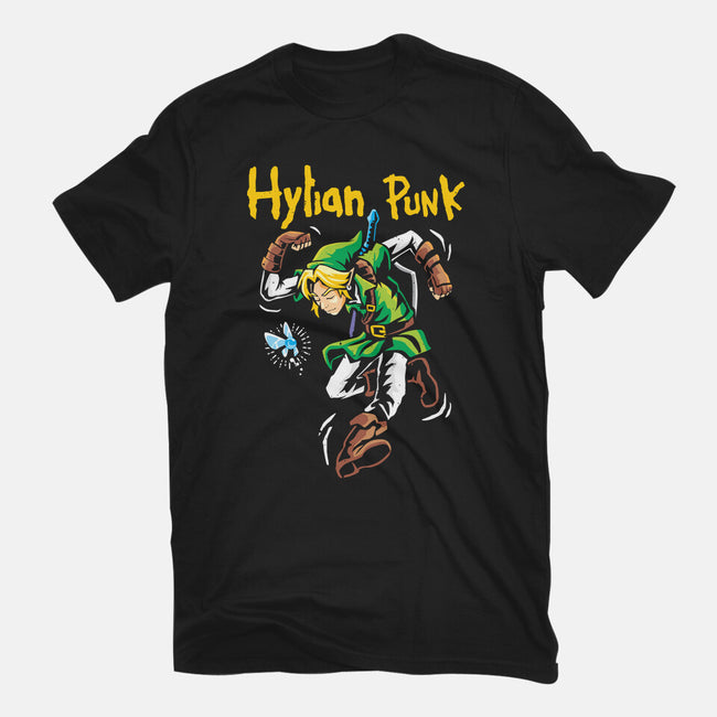 Hylian Punk-Womens-Fitted-Tee-arace