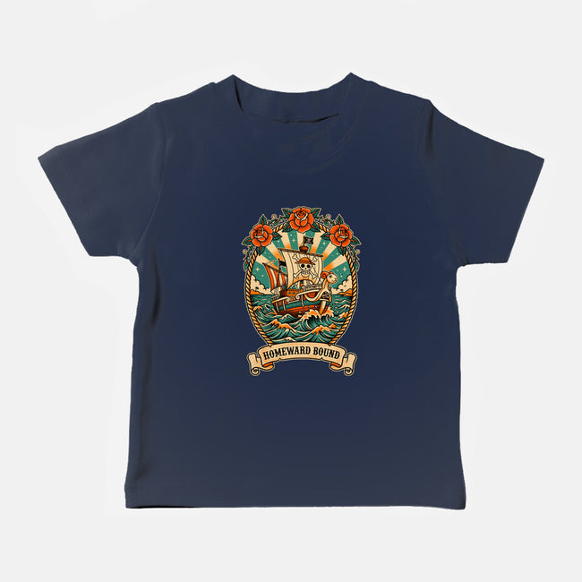 Oldschool Pirate Ship-Baby-Basic-Tee-P1yu5h