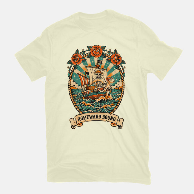 Oldschool Pirate Ship-Mens-Basic-Tee-P1yu5h