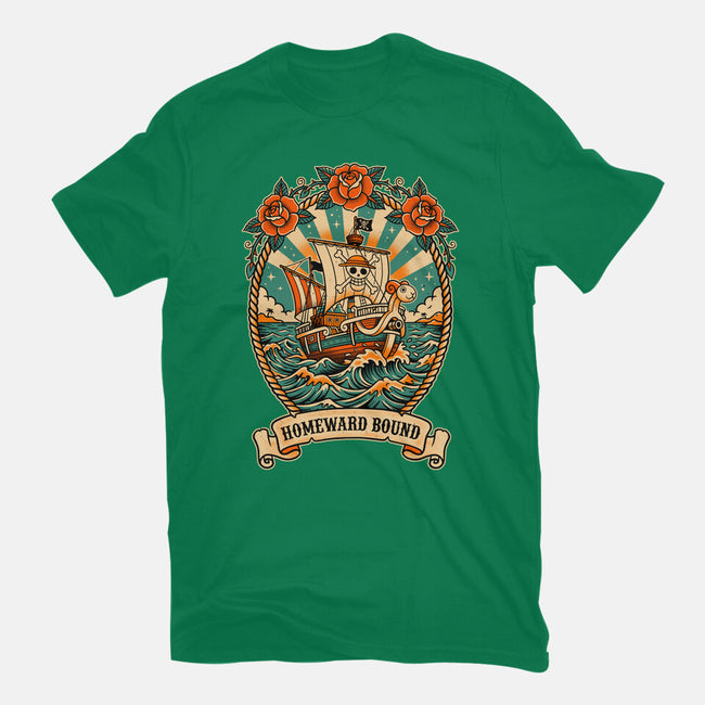 Oldschool Pirate Ship-Mens-Premium-Tee-P1yu5h