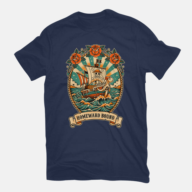 Oldschool Pirate Ship-Unisex-Basic-Tee-P1yu5h