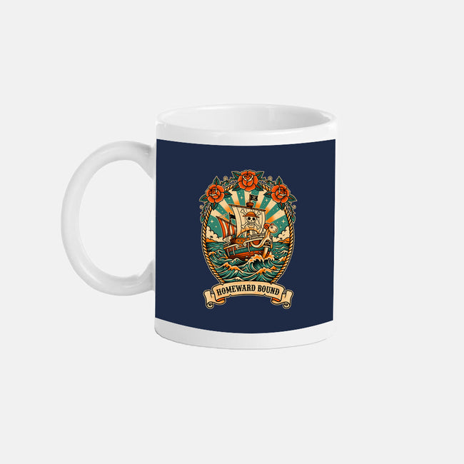 Oldschool Pirate Ship-None-Mug-Drinkware-P1yu5h