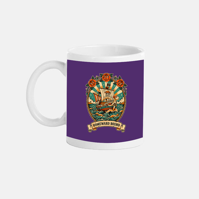 Oldschool Pirate Ship-None-Mug-Drinkware-P1yu5h