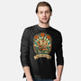 Oldschool Pirate Ship-Mens-Long Sleeved-Tee-P1yu5h