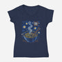 Starry Noodles-Womens-V-Neck-Tee-Alan Maia