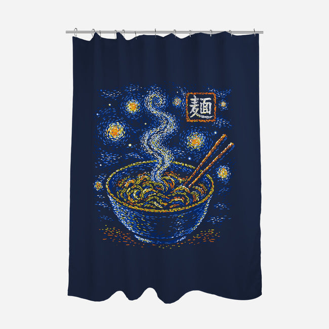Starry Noodles-None-Polyester-Shower Curtain-Alan Maia